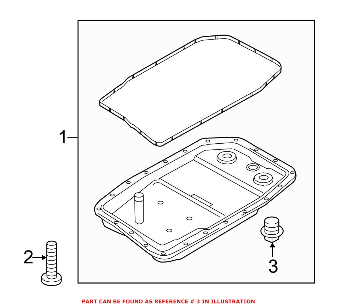 BMW Auto Trans Drain Plug 28107842383